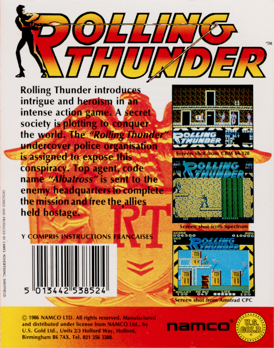 Rolling Thunder — box-2D-back (EU)