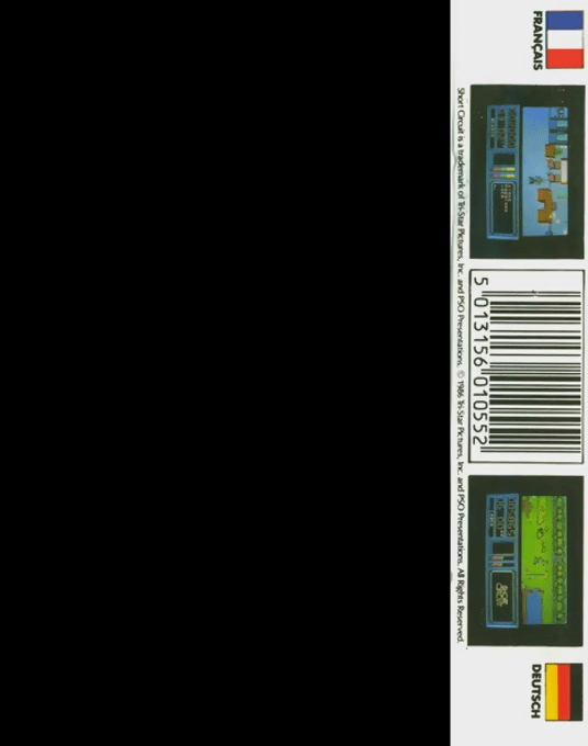 Short Circuit — box-2D-back (EU)