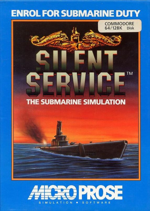 Silent Service — box-2D (EU)