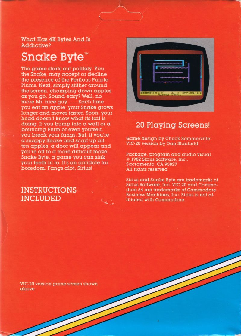 Snake Byte — box-2D-back (US)