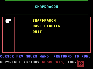 Snap Dragon + Cave Fighter — ss (WOR)