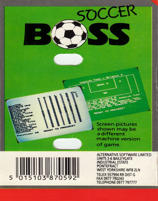 Soccer Boss — box-2D-back (EU)