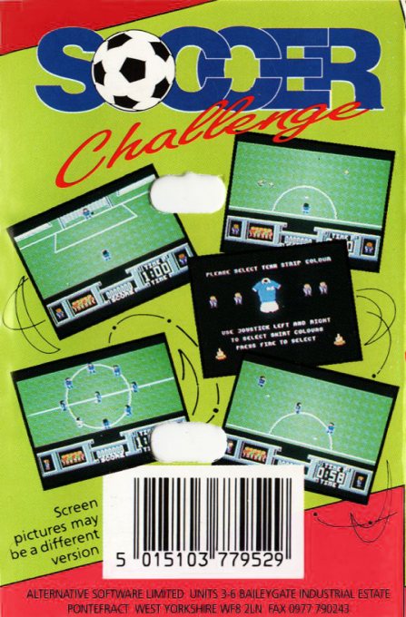 Soccer Challenge — box-2D-back (EU)