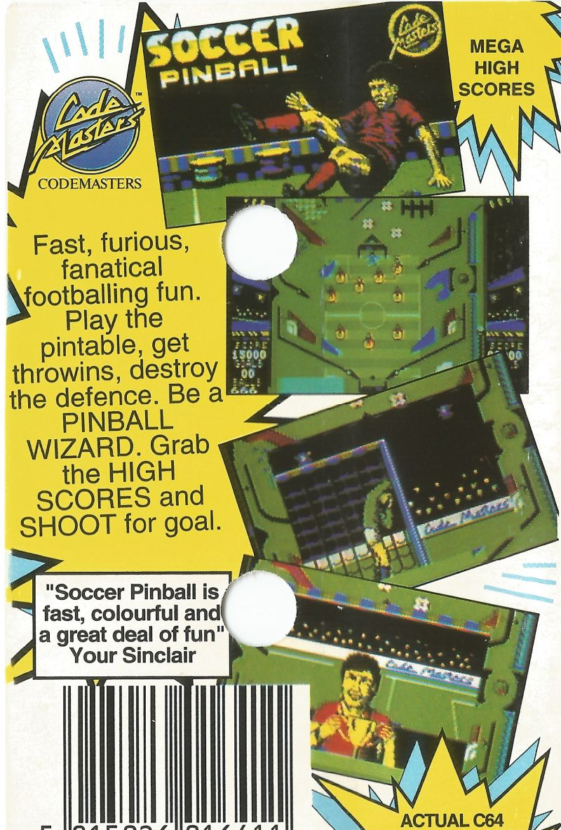 Soccer Pinball — box-2D-back (EU)
