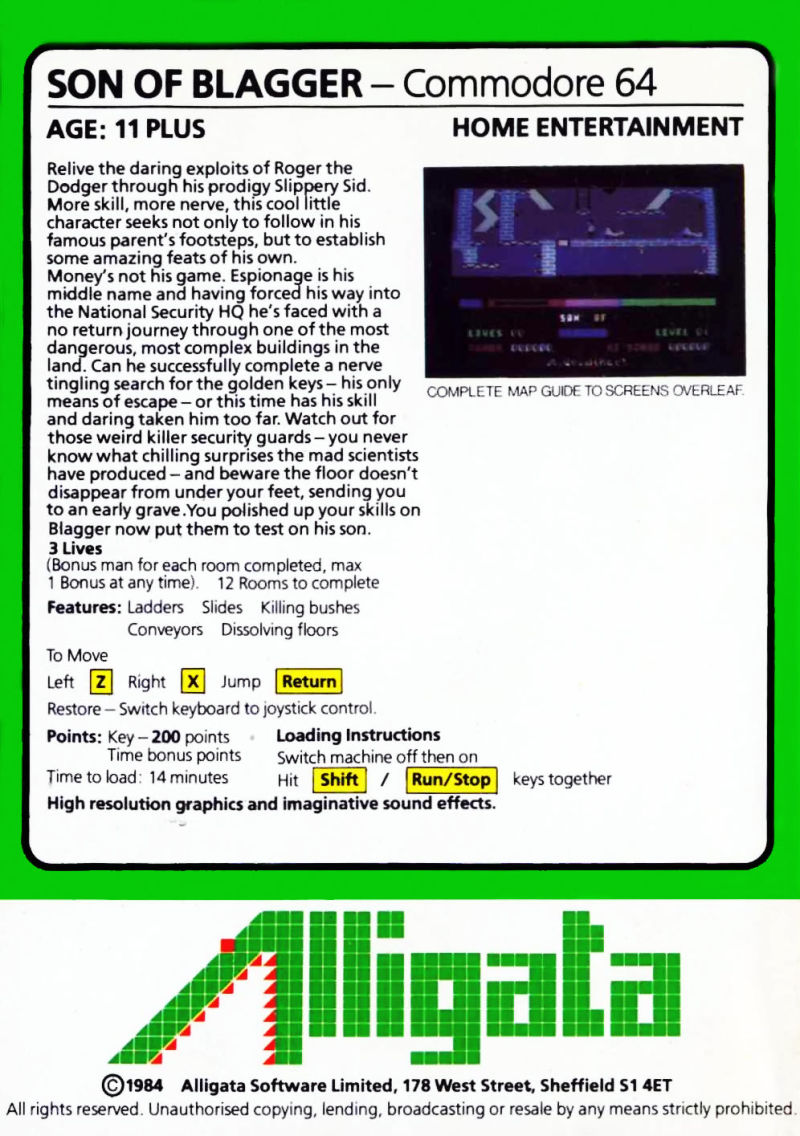 Son of Blagger — box-2D-back (EU)