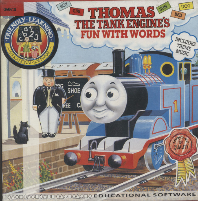 Thomas The Tank Engine's Fun With Words box art
