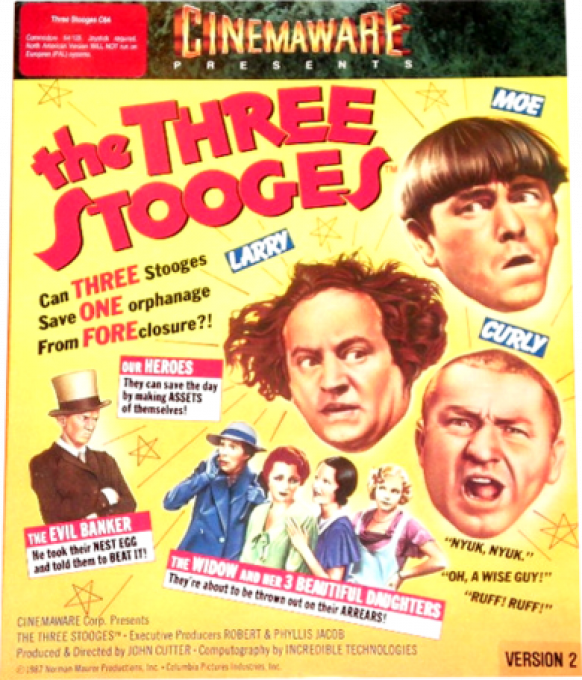Three Stooges, The box art