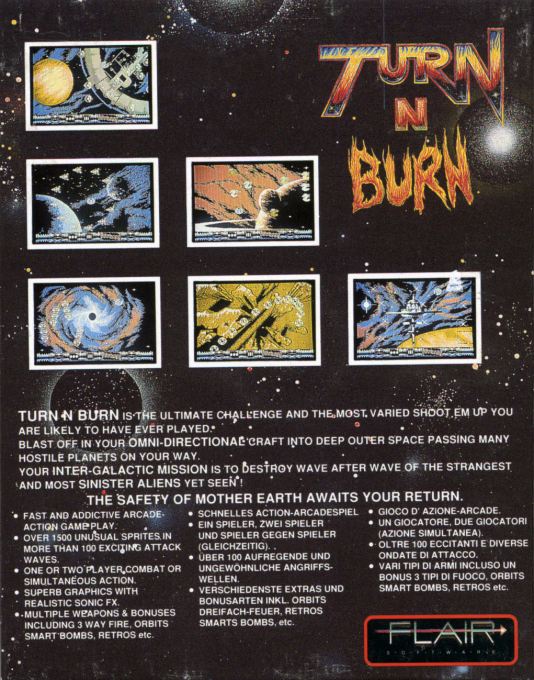 Turn n' Burn — box-2D-back (EU)