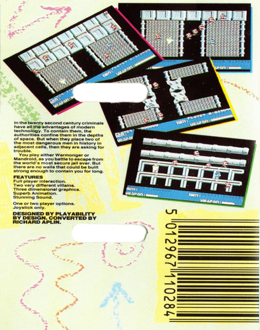 UCM : Ultimate Combat Mission — box-2D-back (WOR)