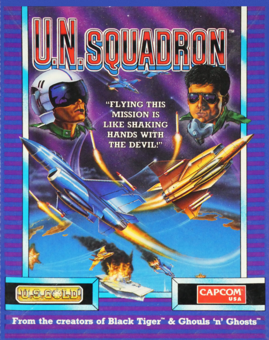 U.N. Squadron box art