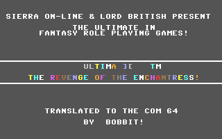 Ultima 2 - Revenge Of The Enchantress — sstitle (WOR)