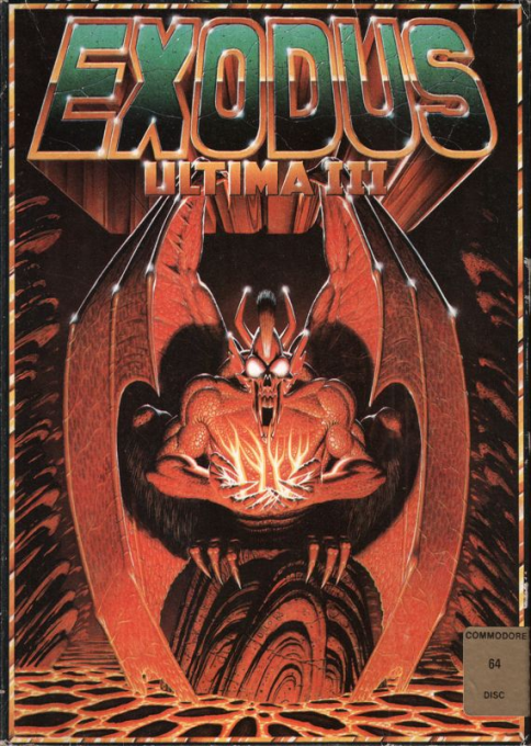 Ultima 3 - Exodus — box-2D (EU)