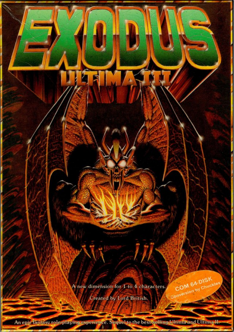 Ultima 3 - Exodus box art