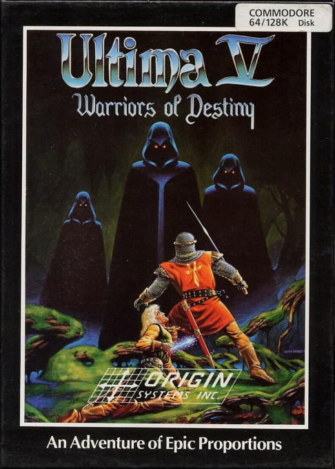 Ultima 5 - Warriors Of Destiny — box-2D (EU)