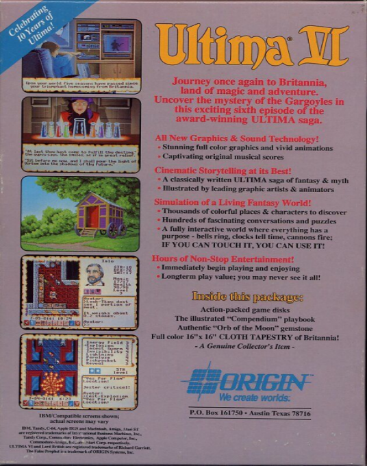 Ultima 6 - The False Prophet — box-2D-back (EU)