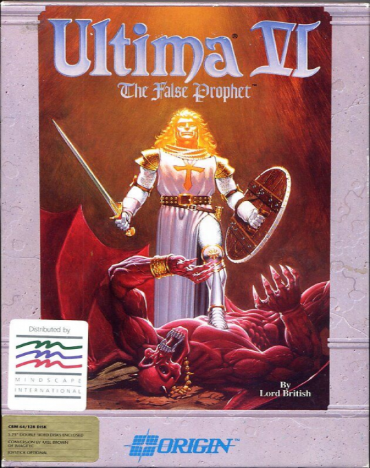 Ultima 6 - The False Prophet — box-2D (EU)