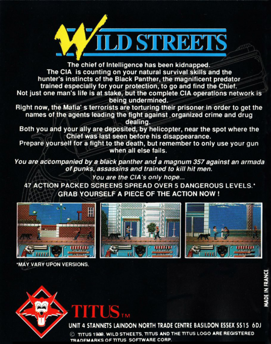Wild Streets — box-2D-back (EU)