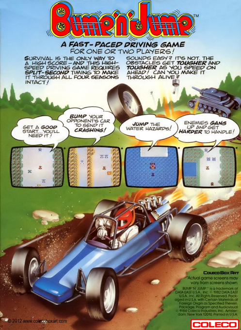 Bump 'n' Jump — box-2D-back (US)