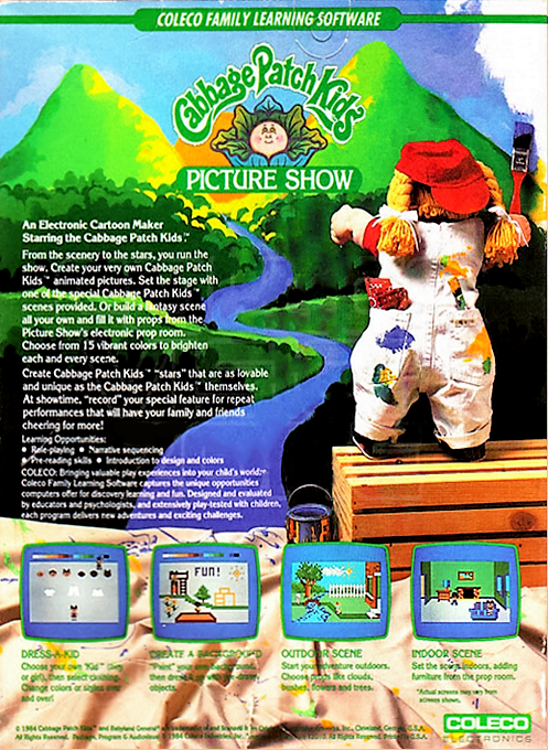 Cabbage Patch Kids Picture Show — box-2D-back (US)
