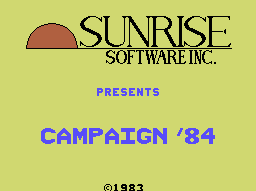 Campaign '84 — sstitle (WOR)