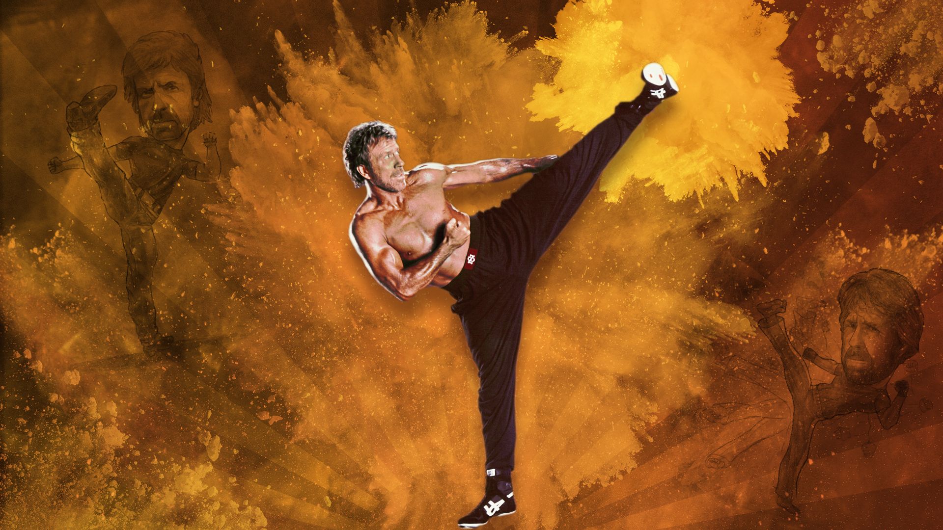 Chuck Norris Superkicks — fanart