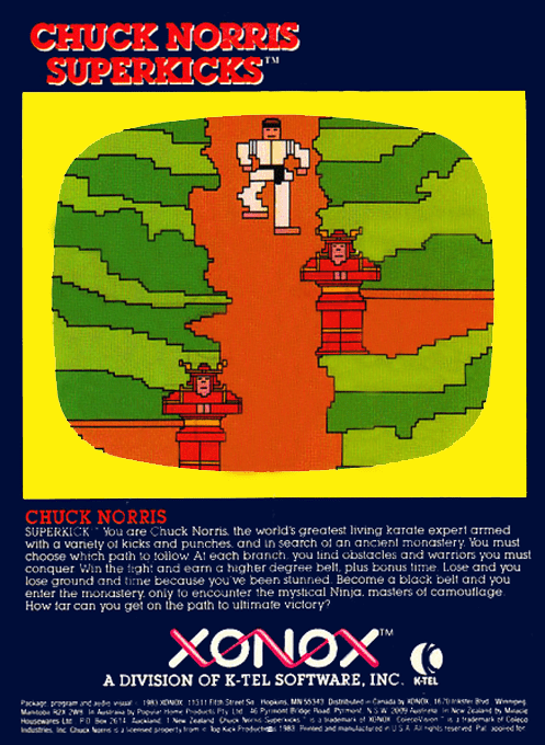 Chuck Norris Superkicks — box-2D-back (US)