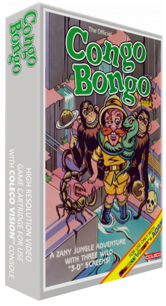 Congo Bongo — box-3D (US)