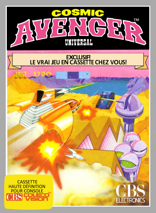 Cosmic Avenger — box-2D (FR)