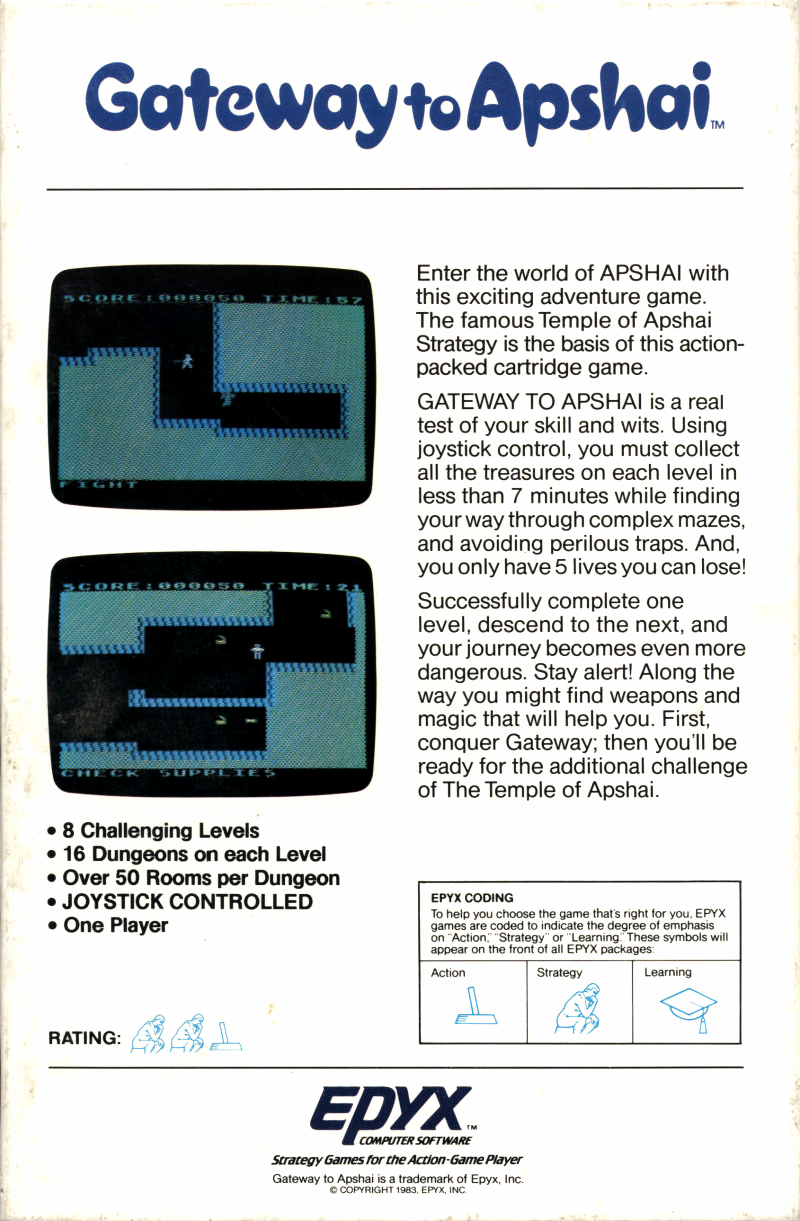 Gateway to Apshai — box-2D-back (US)