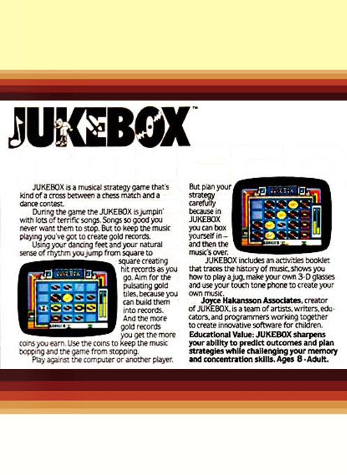 Juke Box — box-2D-back (US)