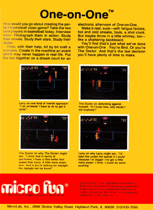 One-on-One — box-2D-back (US)