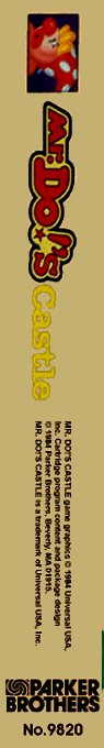Mr. Do!'s Castle — box-2D-side (US)