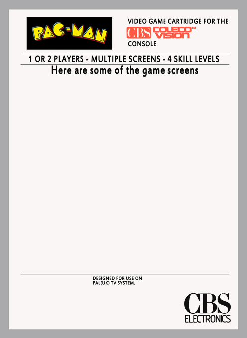 Pac-man — box-2D-back (US)