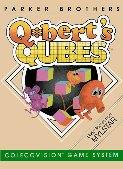 Q-bert's Qubes box art