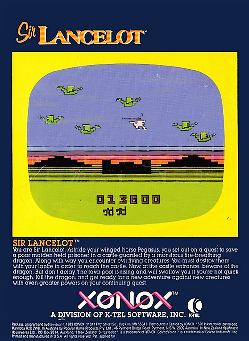 Sir Lancelot — box-2D-back (US)