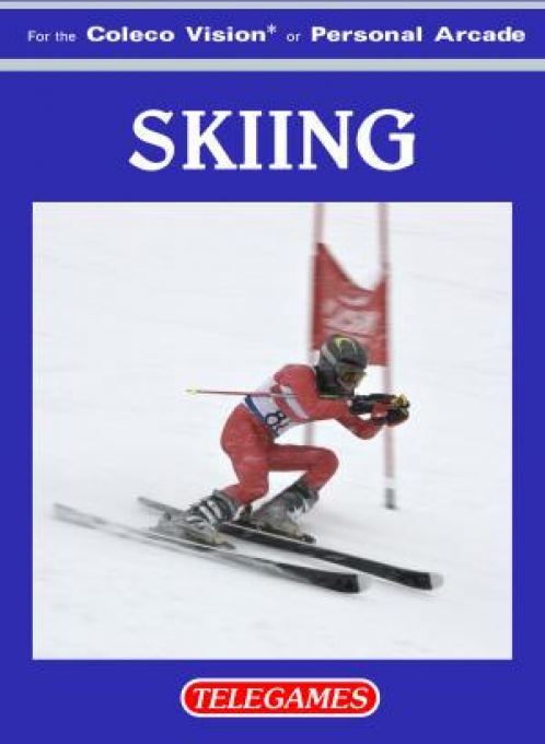 Skiing box art