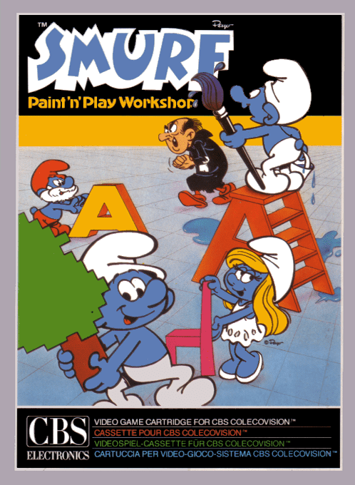 Smurf - Paint 'n' Play Workshop — box-2D (EU)
