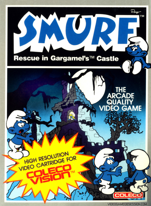 Smurf Rescue in Gargamel's Castle box art