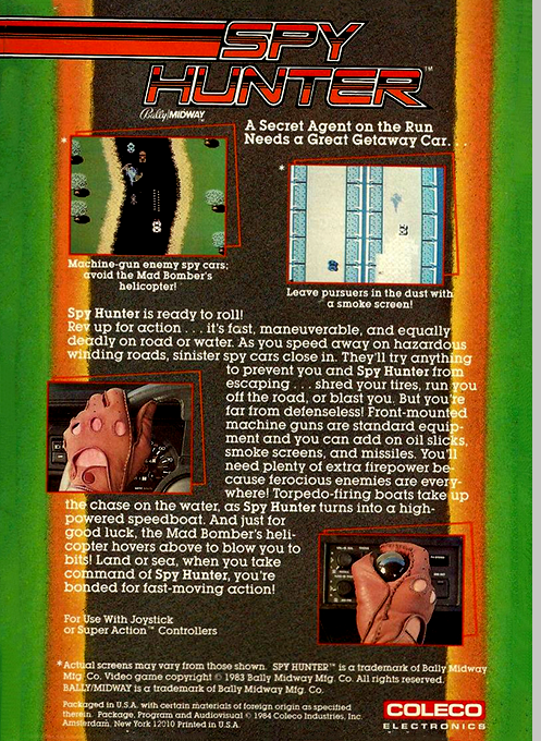 Spy Hunter — box-2D-back (US)
