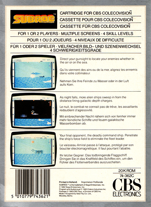 Subroc — box-2D-back (EU)