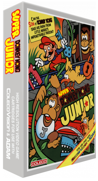 Super DK! Junior — box-3D (US)