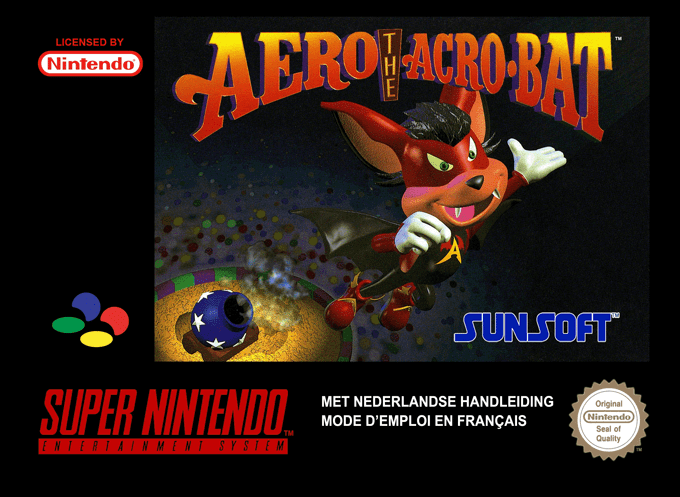 Aero The Acro-bat — box-2D (FR)