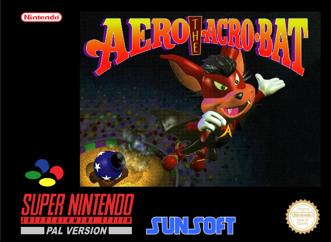 Aero The Acro-bat — box-2D (EU)