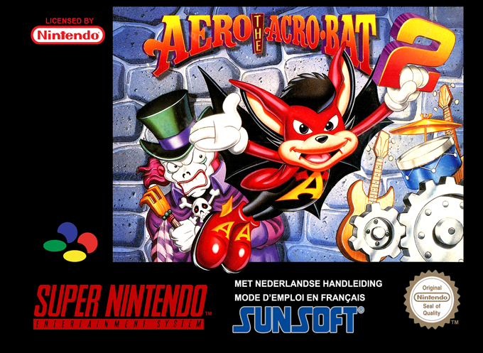 Aero The Acro-bat 2 — box-2D (EU)