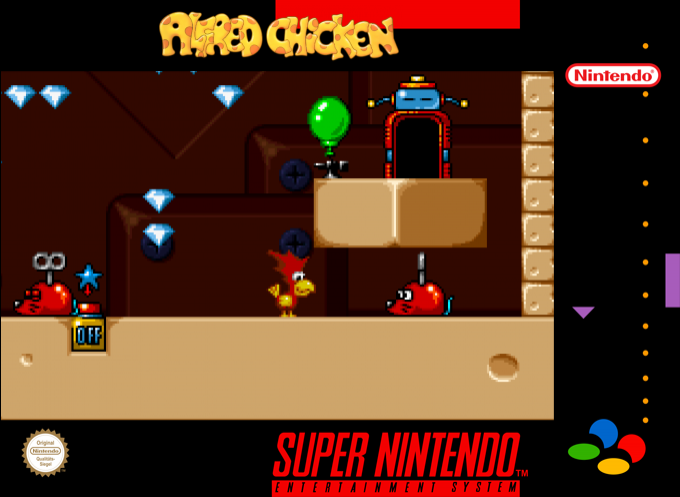 Alfred Chicken — box-2D (SS)