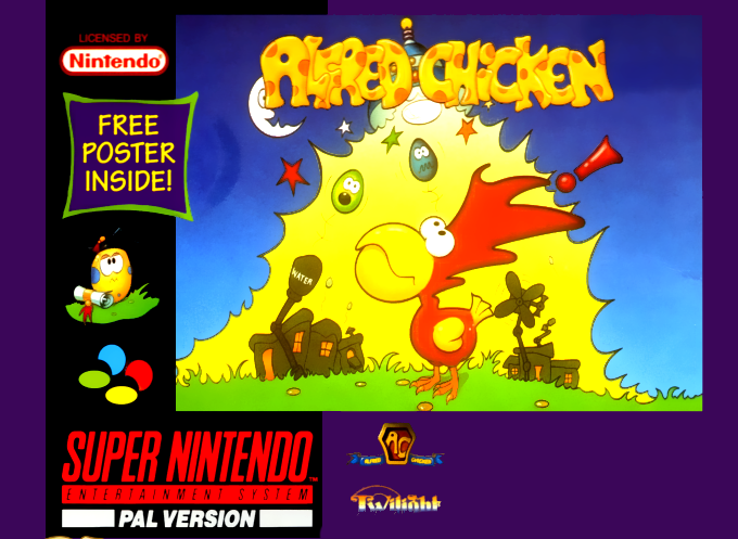 Alfred Chicken — box-2D (EU)