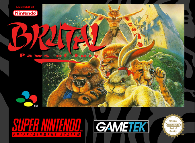 Brutal - Paws Of Fury — box-2D (EU)