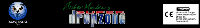 Archer Maclean's Super Dropzone — box-2D-side (EU)