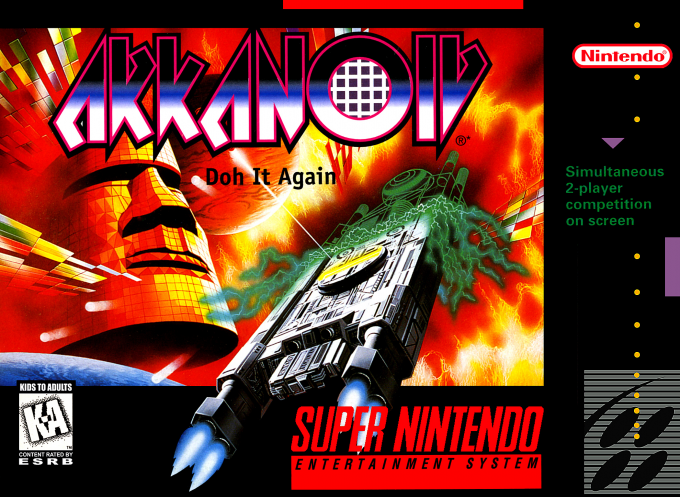 Arkanoid - Doh It Again box art