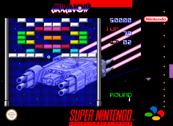 Arkanoid - Doh It Again — box-2D (SS)